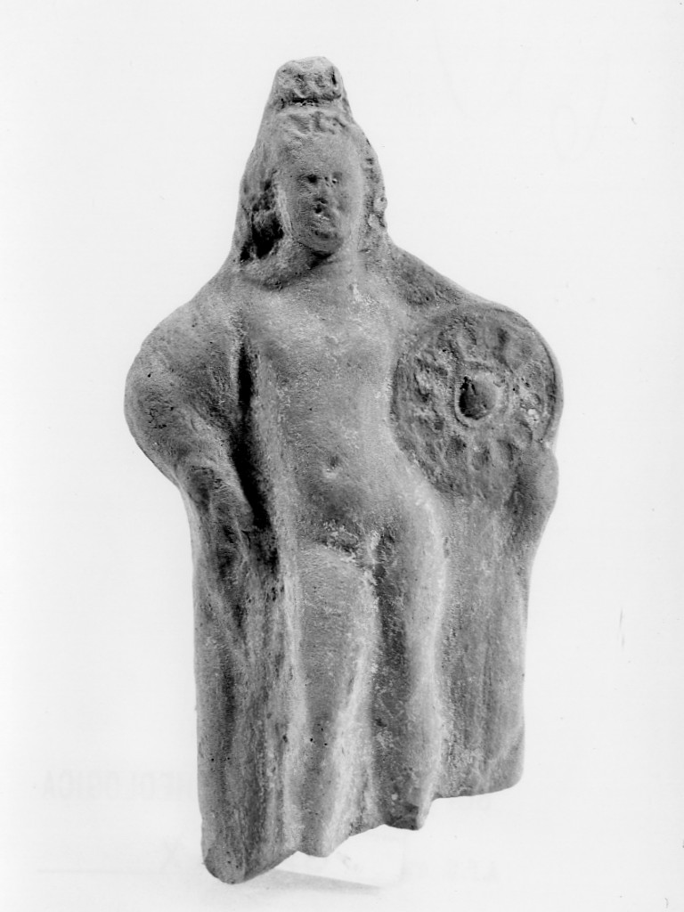 Apollo-Hyakinthos (terracotta figurata) - fabbrica tarantina (secc. IV a.C.-III a.C)