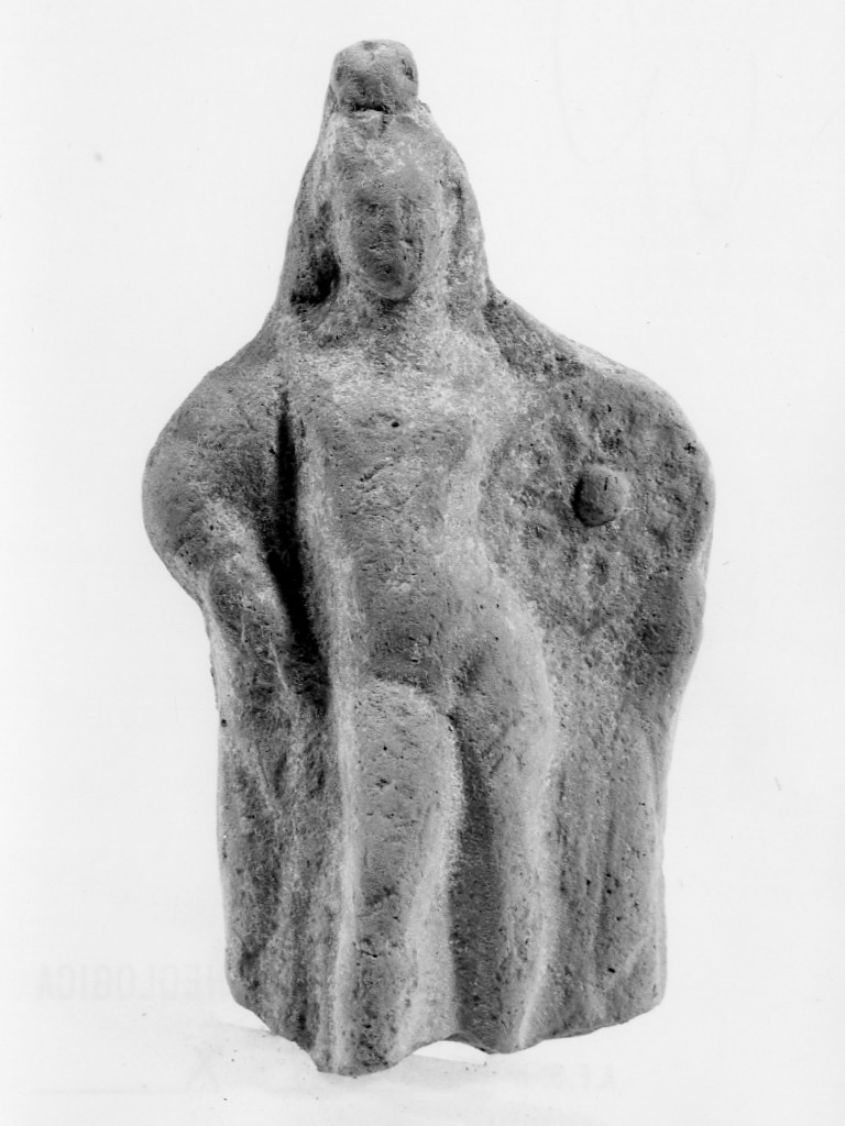 Apollo-Hyakinthos (terracotta figurata) - fabbrica tarantina (secc. IV a.C.-III a.C)