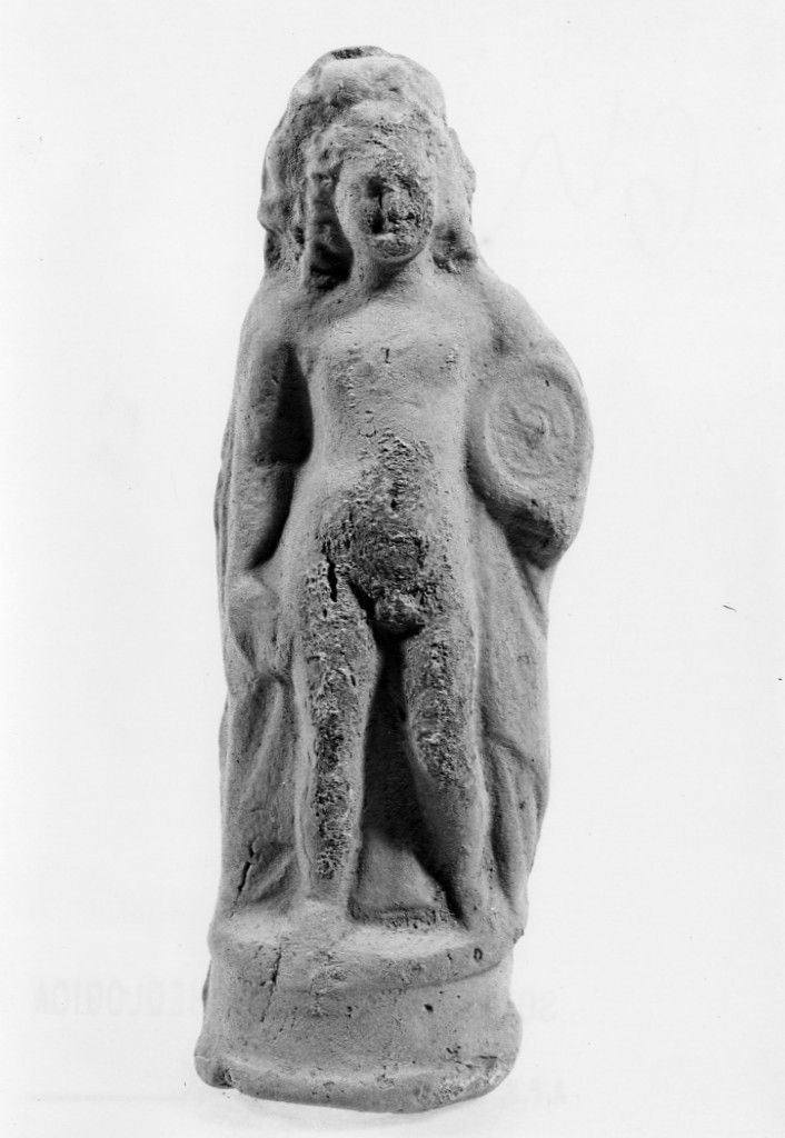 Apollo-Hyakinthos (terracotta figurata) - fabbrica tarantina (secc. IV a.C.-III a.C)