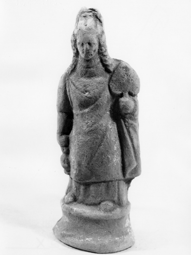 Polyboia (terracotta figurata, culto di Apollo-Hyakinthos) - fabbrica tarantina (secc. IV a.C.-III a.C)