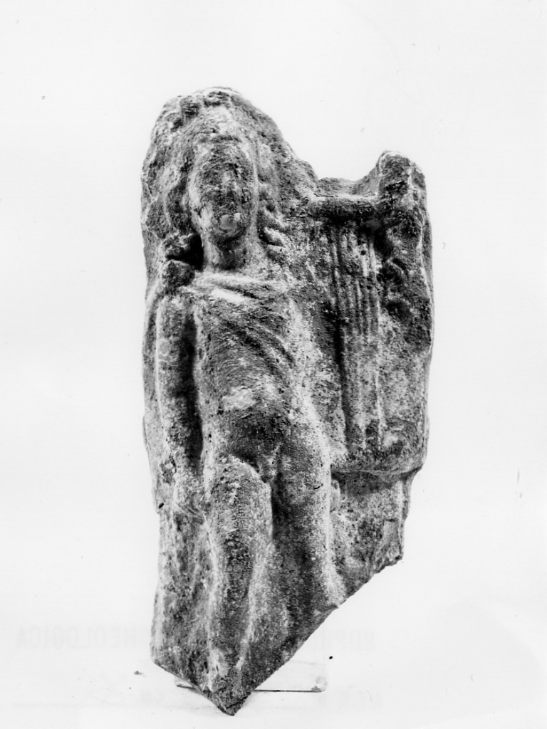 Apollo-Hyakinthos (terracotta figurata) - fabbrica tarantina (sec. III a.C)