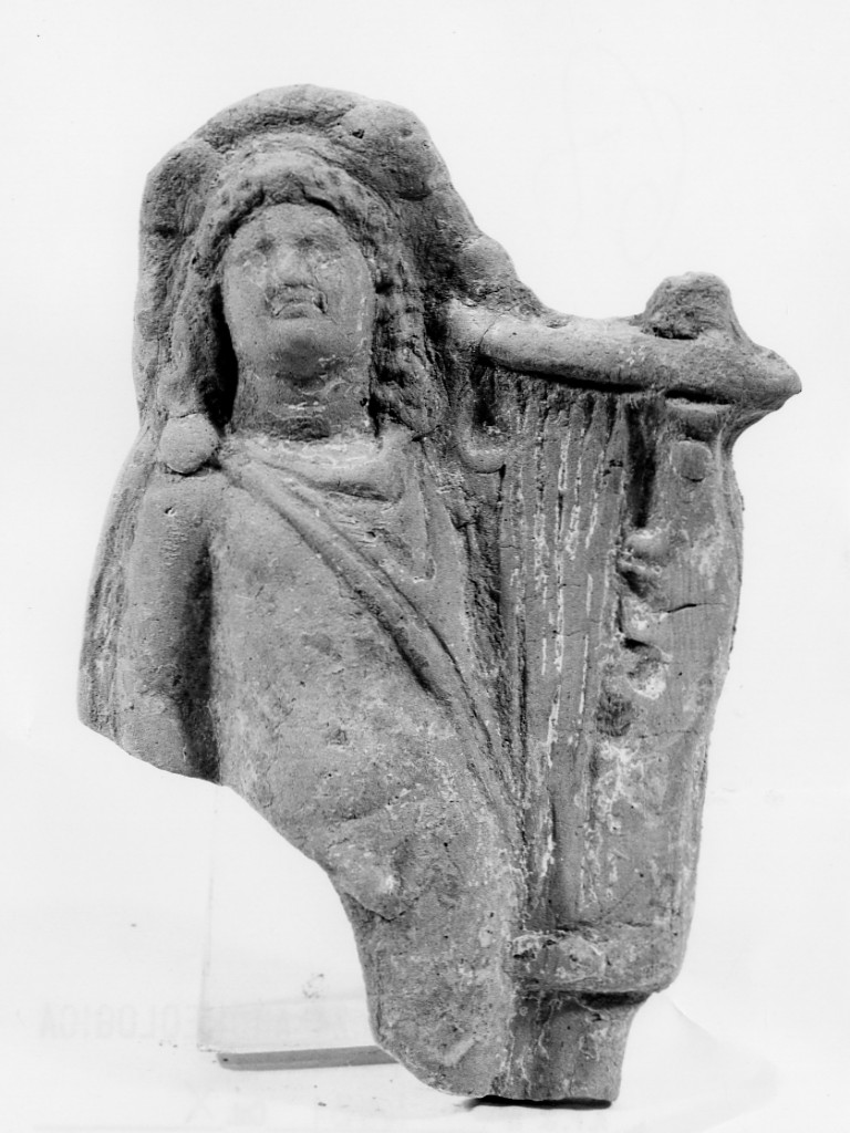 Apollo-Hyakinthos (terracotta figurata) - fabbrica tarantina (sec. III a.C)