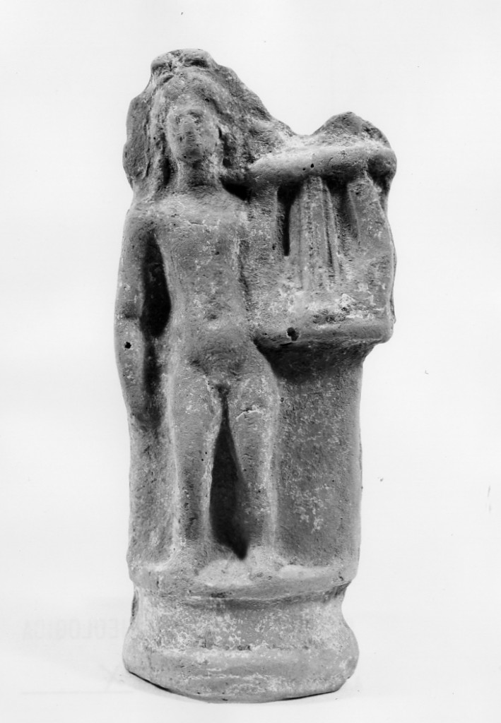 Apollo-Hyakinthos (terracotta figurata) - fabbrica tarantina (sec. III a.C)