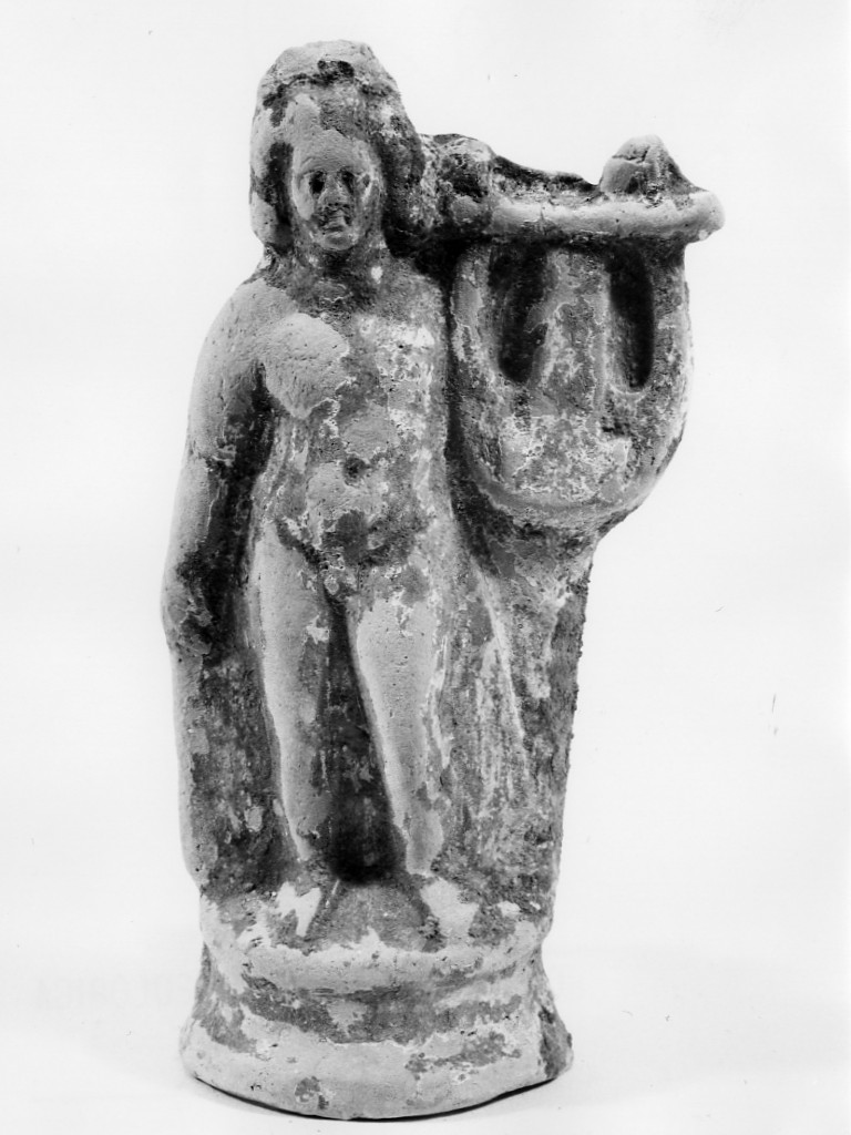 Apollo-Hyakinthos (terracotta figurata) - fabbrica tarantina (sec. III a.C)