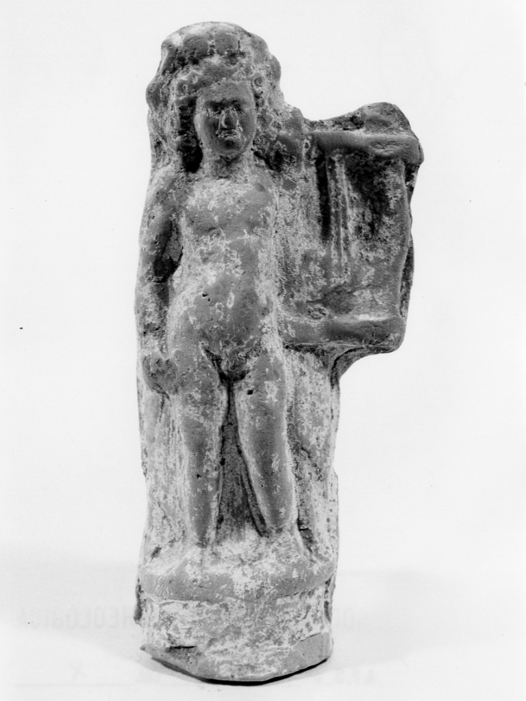 Apollo-Hyakinthos (terracotta figurata) - fabbrica tarantina (sec. III a.C)