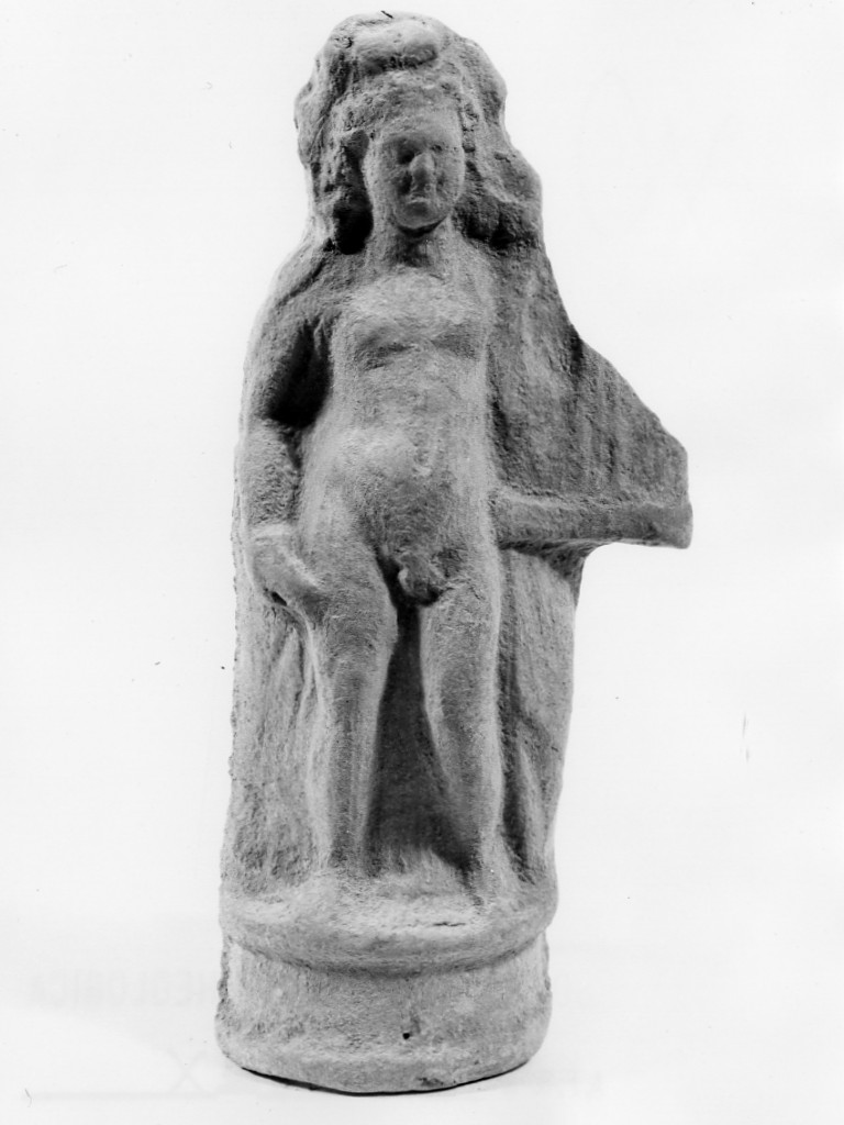 Apollo-Hyakinthos (terracotta figurata) - fabbrica tarantina (sec. III a.C)