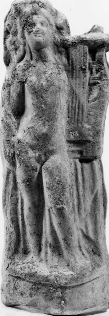 Apollo-Hyakinthos (terracotta figurata) - fabbrica tarantina (sec. III a.C)