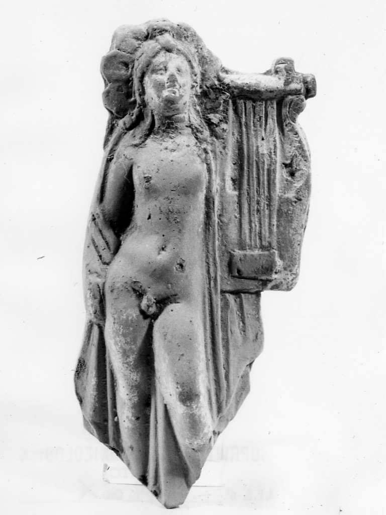 Apollo-Hyakinthos (terracotta figurata) - fabbrica tarantina (sec. III a.C)