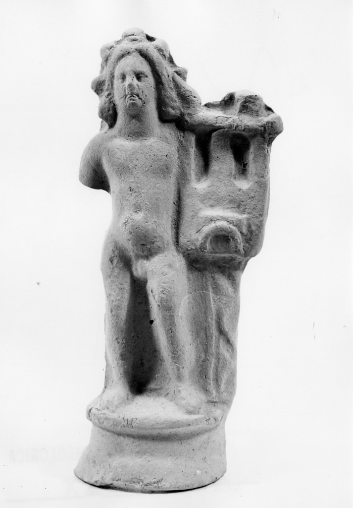 Apollo-Hyakinthos (terracotta figurata) - fabbrica tarantina (sec. III a.C)