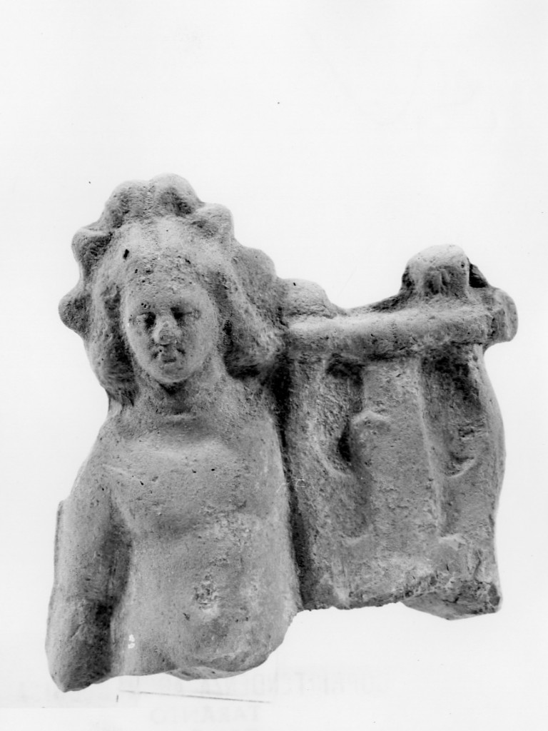 Apollo-Hyakinthos (terracotta figurata) - fabbrica tarantina (sec. III a.C)