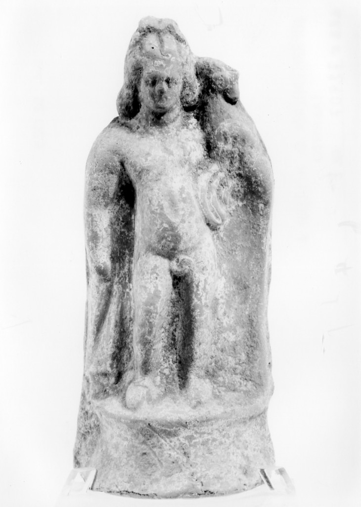 Apollo-Hyakinthos (terracotta figurata) - fabbrica tarantina (secc. IV a.C.-III a.C)