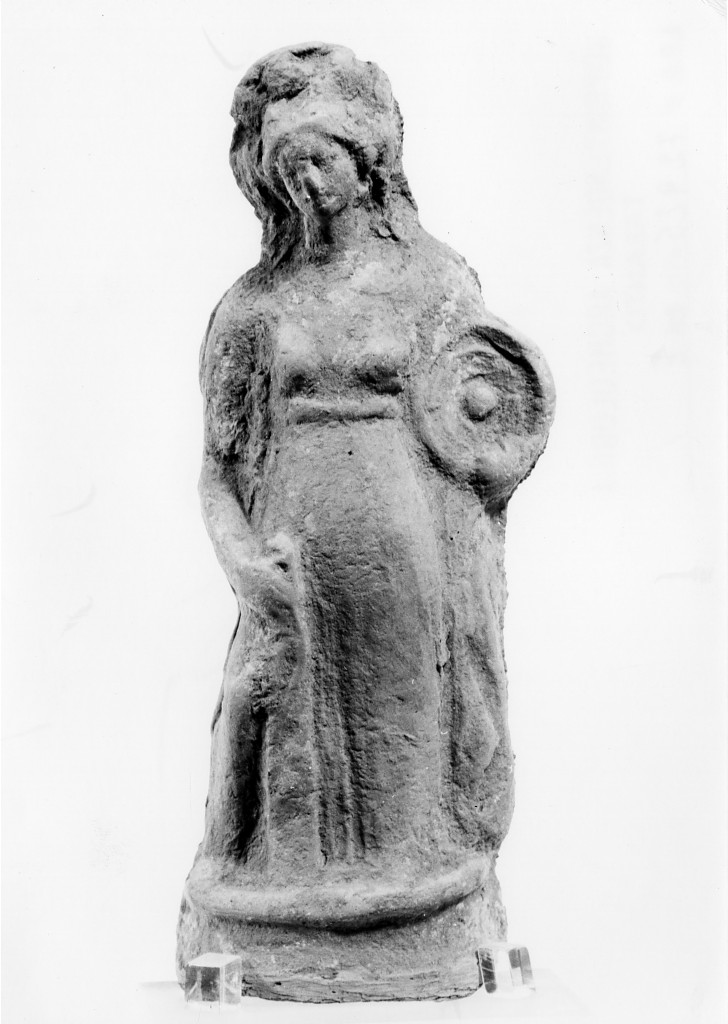 Apollo-Hyakinthos (terracotta figurata) - fabbrica tarantina (secc. IV a.C.-III a.C)