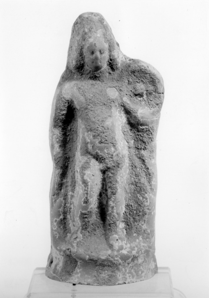 Apollo-Hyakinthos (terracotta figurata) - fabbrica tarantina (secc. IV a.C.-III a.C)