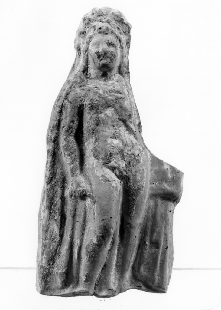 Apollo-Hyakinthos (terracotta figurata) - fabbrica tarantina (secc. IV a.C.-III a.C)