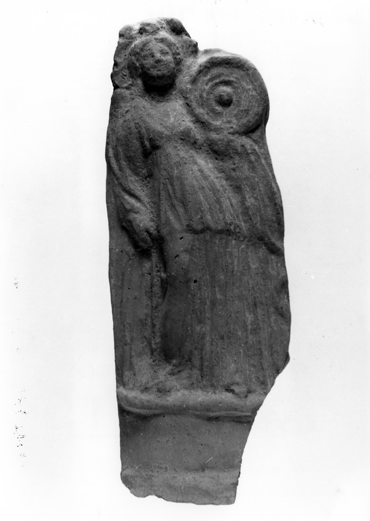 Polyboia (terracotta figurata, culto di Apollo-Hyakinthos) - fabbrica tarantina (secc. IV a.C.-III a.C)