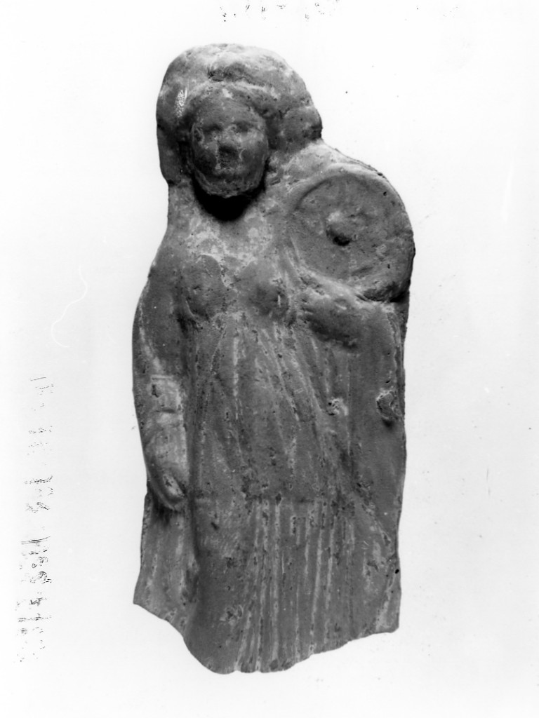 Polyboia (terracotta figurata, culto di Apollo-Hyakinthos) - fabbrica tarantina (secc. IV a.C.-III a.C)