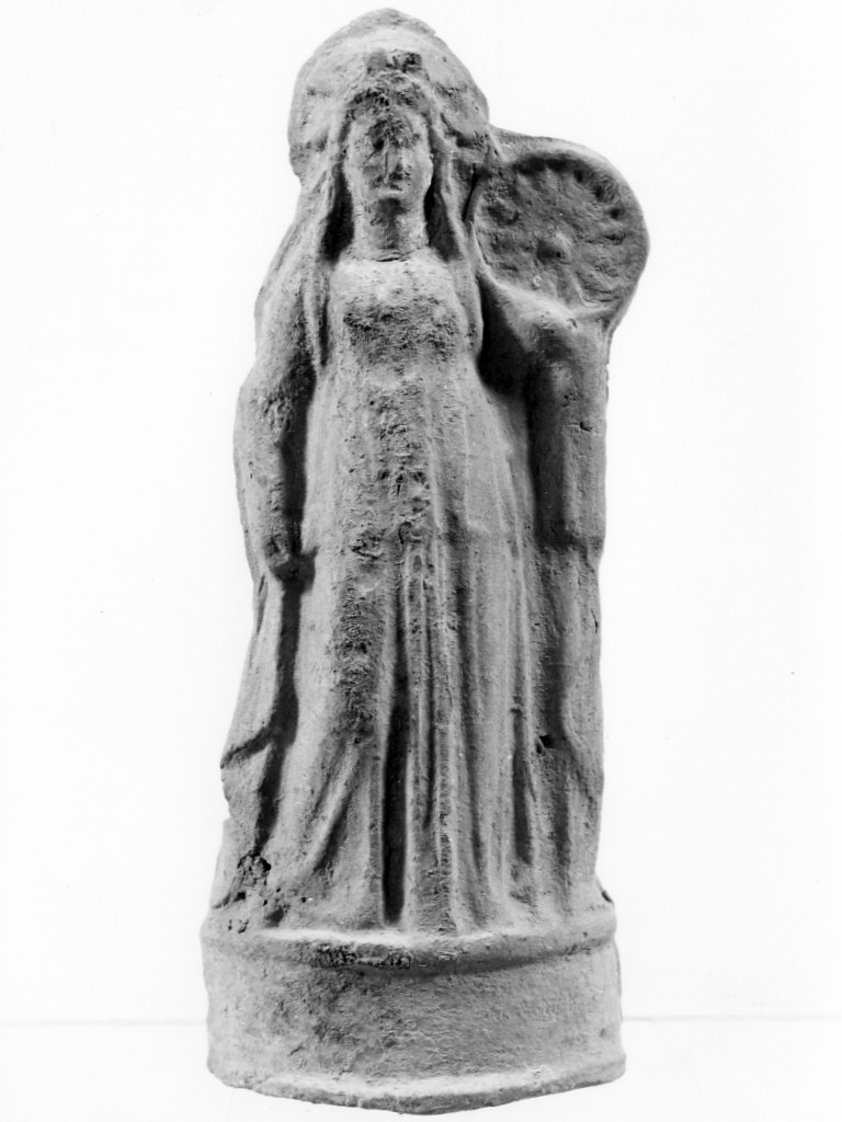 Polyboia (terracotta figurata, culto di Apollo-Hyakinthos) - fabbrica tarantina (secc. IV a.C.-III a.C)