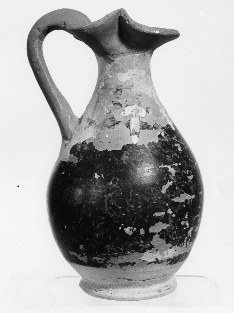 oinochoe a bocca trilobata - produzione locale (inizio sec. III a.C)