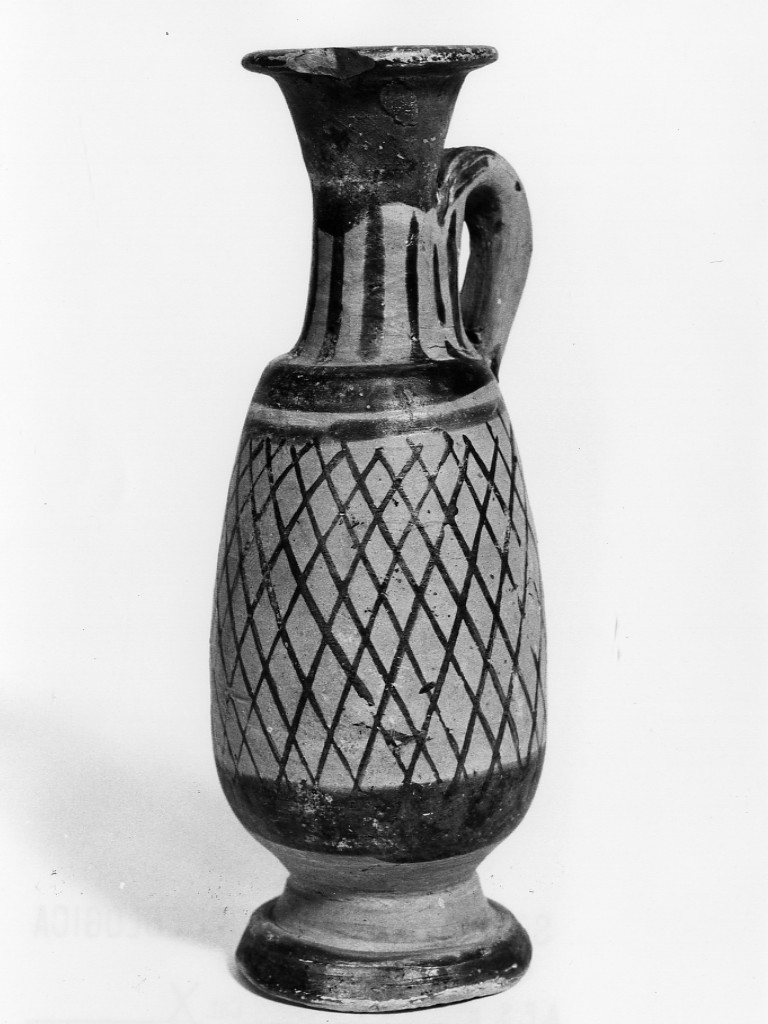 lekythos - fabbrica locale (fine/ inizio secc. IV a.C.-III a.C)