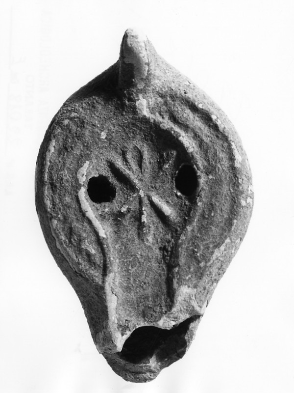 lucerna monolicne - officina locale (secc. IV d.C.-V d.C)