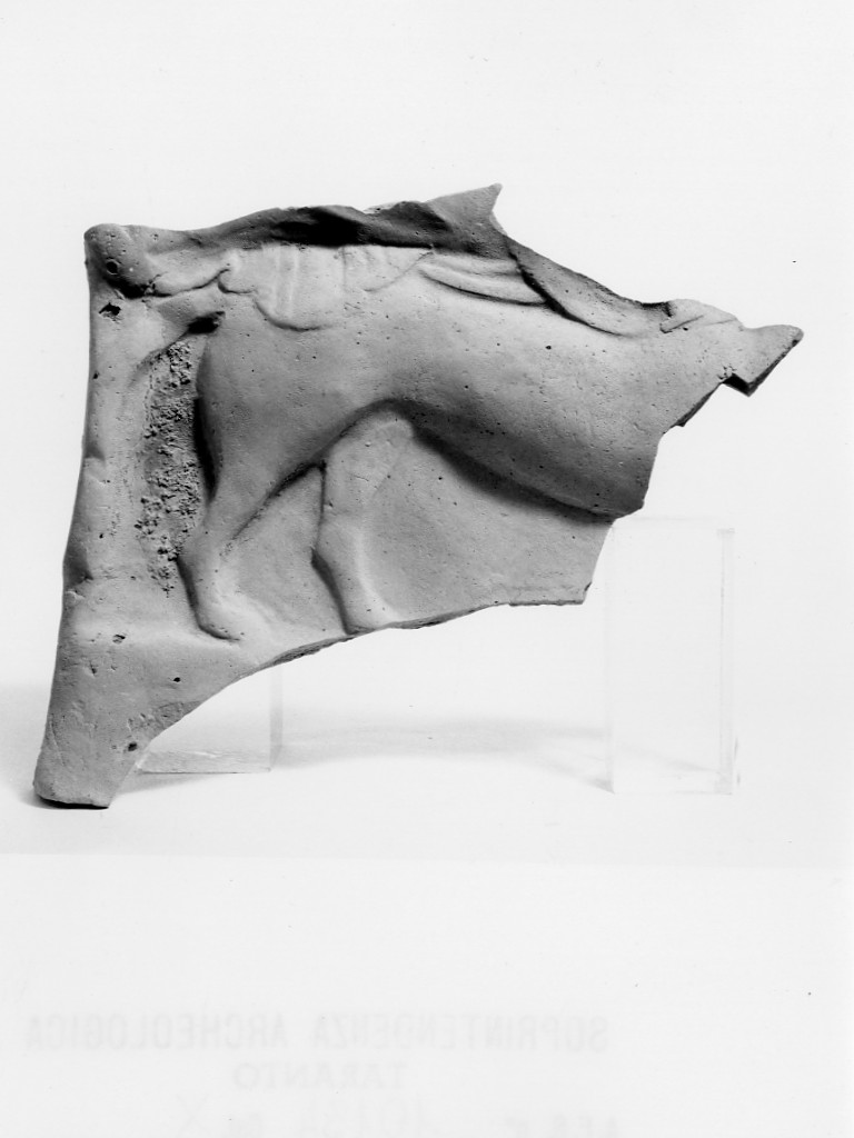 Dionysos-Hades (terracotta figurata/ frammento) - fabbrica tarantina 