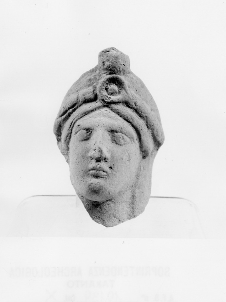 Dionysos-Hades (terracotta figurata) - fabbrica tarantina (sec. V a.C)