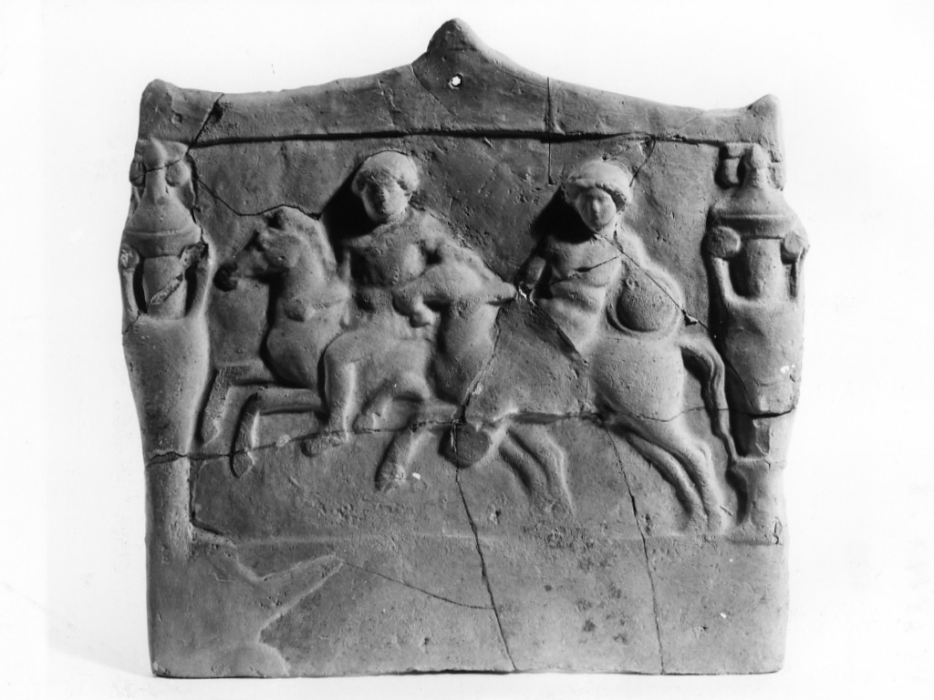 tabella - officina tarantina (metà/ metà secc. IV a.C.-III a.C)