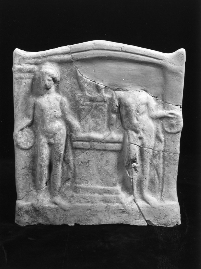 tabella - officina tarantina (metà/ metà secc. IV a.C.-III a.C)