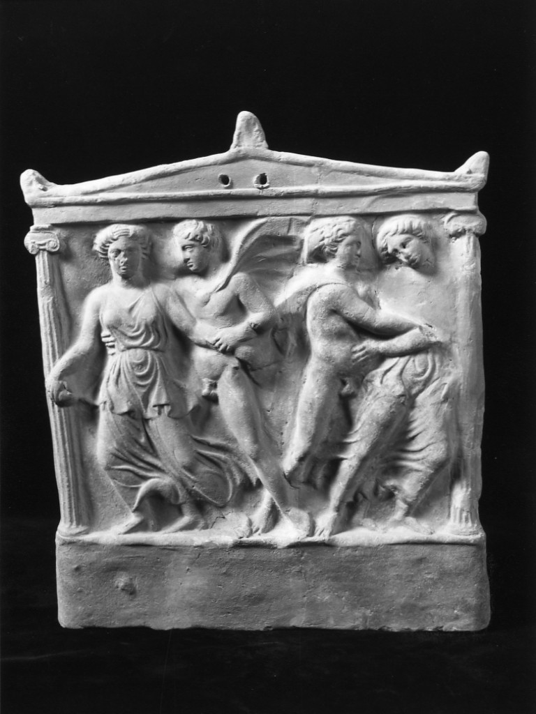 tabella - officina tarantina (metà/ metà secc. IV a.C.-III a.C)