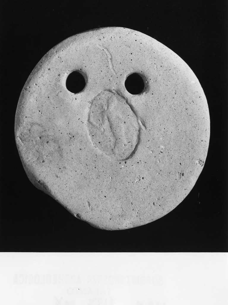 disco forato - fabbrica tarantina (sec. III a.C)