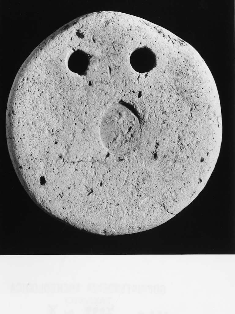 disco forato - fabbrica tarantina (sec. III a.C)