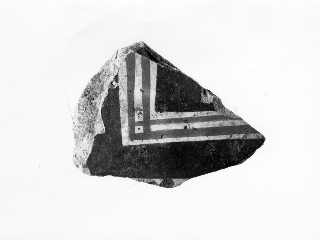 vaso/ frammento - fabbrica peucezia (sec. VI a.C)