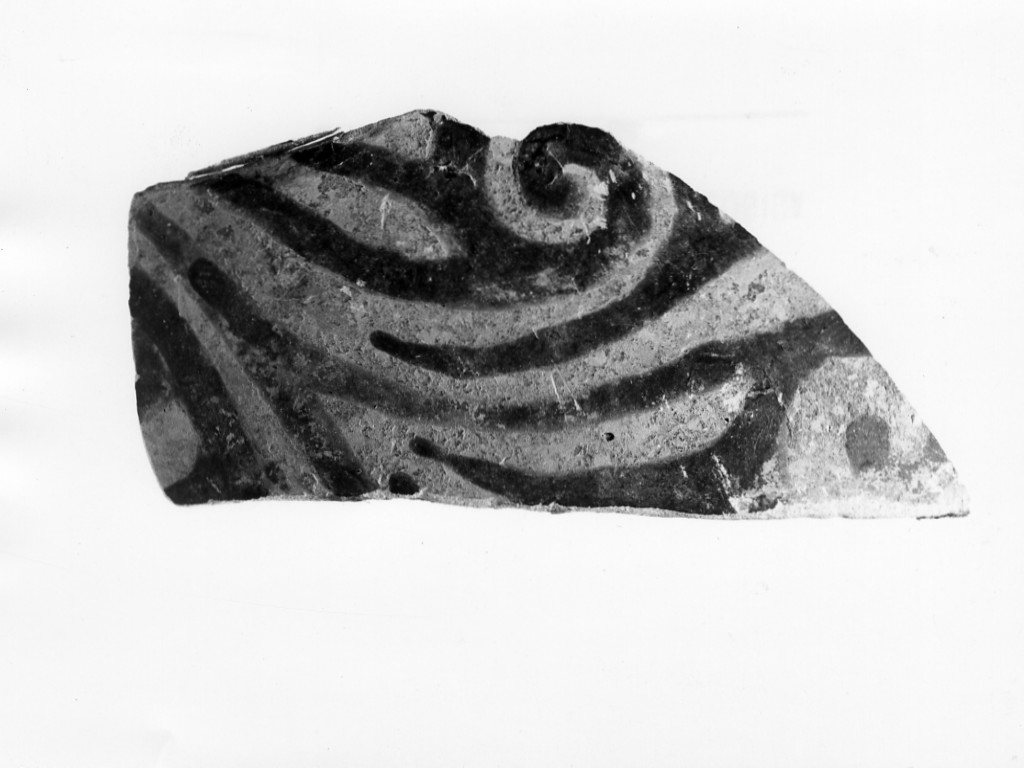 prochoe/ frammento - tardo apulo (fine sec. IV a.C)