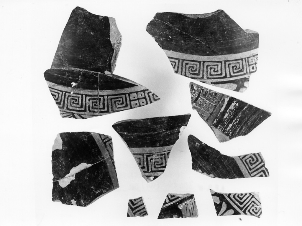 vaso/ frammento - tardo apulo (fine sec. IV a.C)