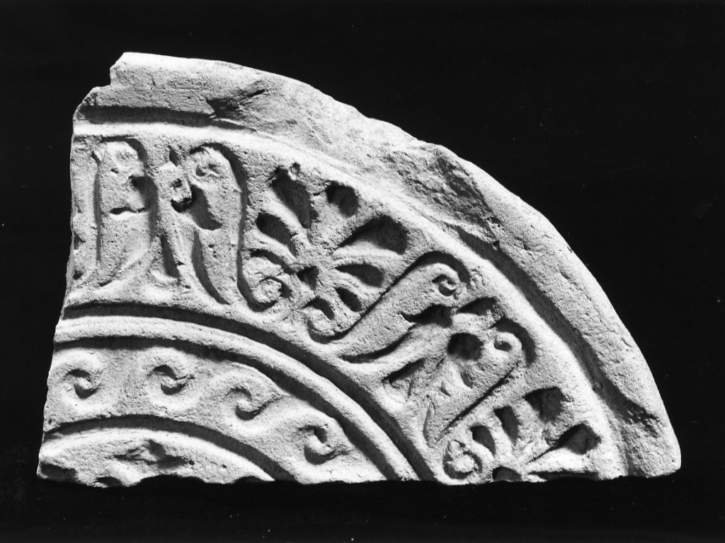 matrice per disco votivo - fabbrica tarantina (sec. IV a.C)