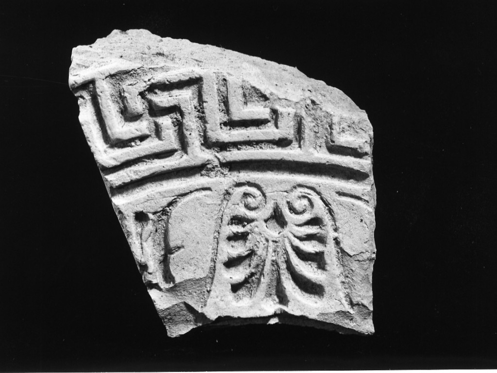 matrice per disco votivo - fabbrica tarantina (sec. IV a.C)