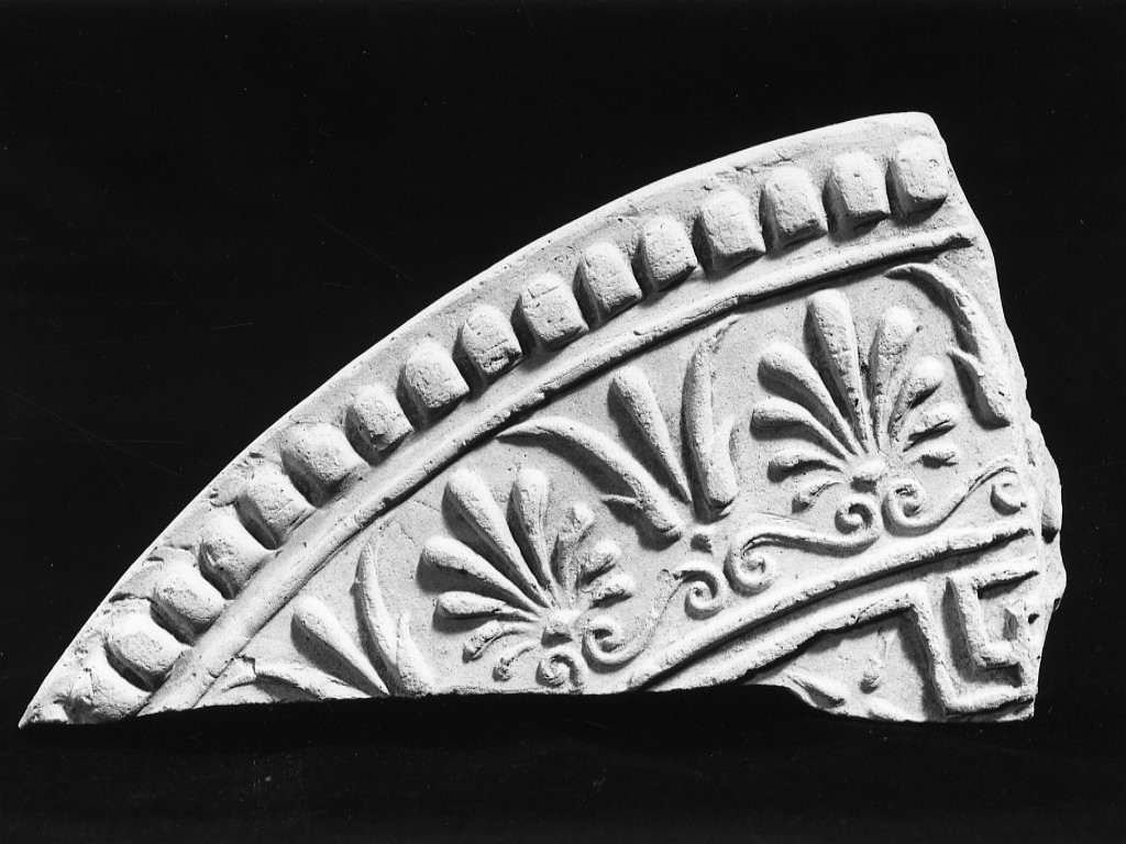 matrice per disco votivo - fabbrica tarantina (sec. IV a.C)