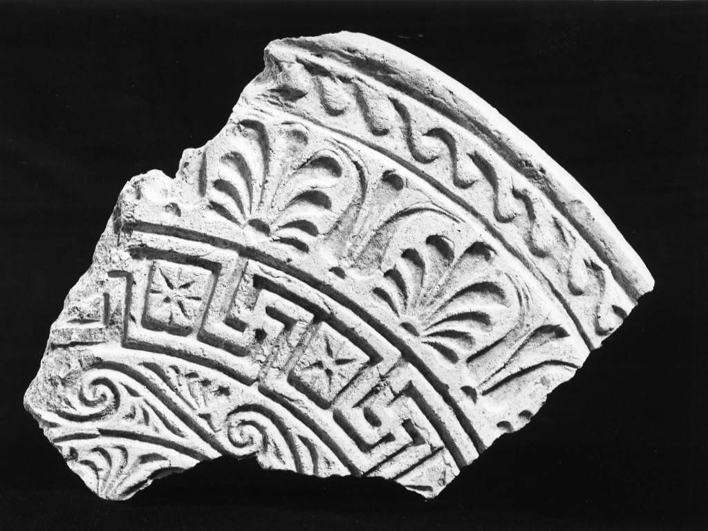 matrice per disco votivo - fabbrica tarantina (sec. IV a.C)