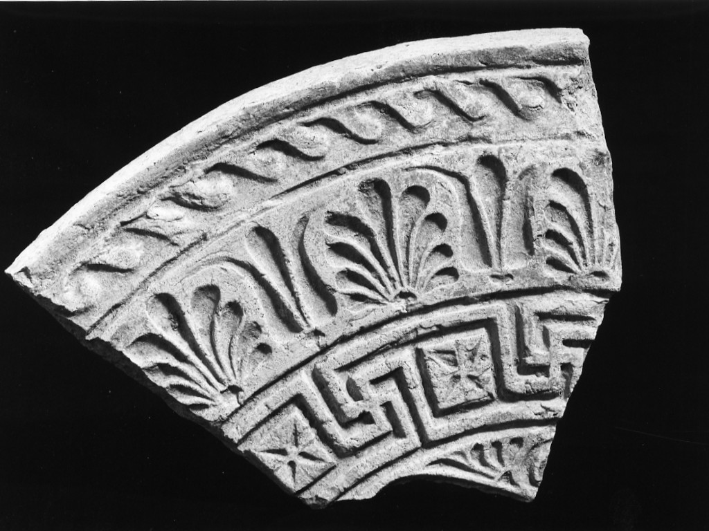 matrice per disco votivo - fabbrica tarantina (sec. IV a.C)