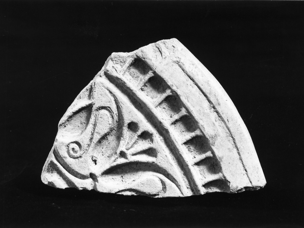 matrice per disco votivo - fabbrica tarantina (sec. IV a.C)