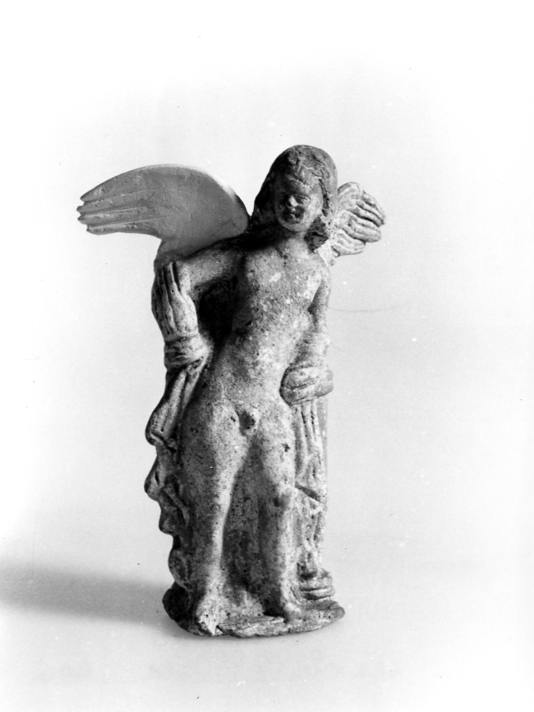 statuetta maschile - fabbrica italiota (secc. IV - III a.C)