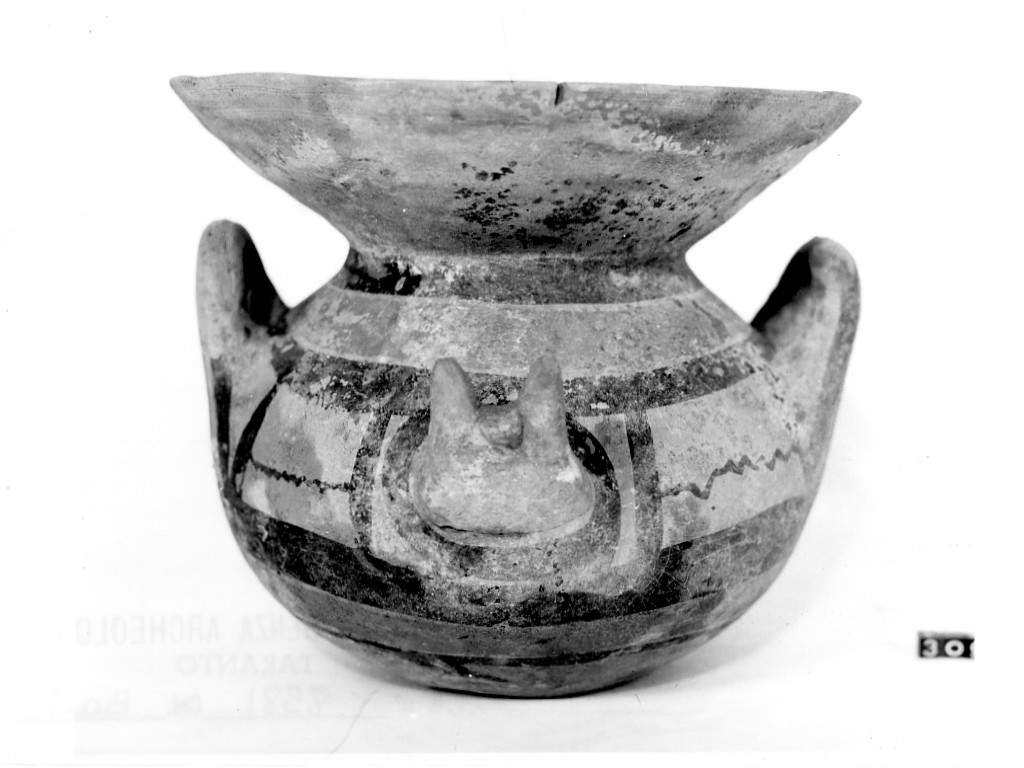 olla - subgeometrico daunio II (secc. VI - V a.C)