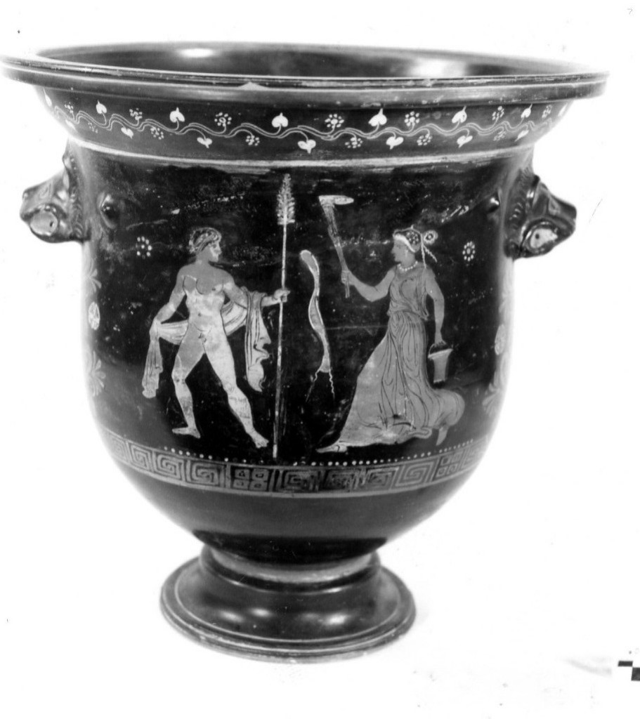 cratere a campana - produzione apula (seconda metà sec. IV a.C)