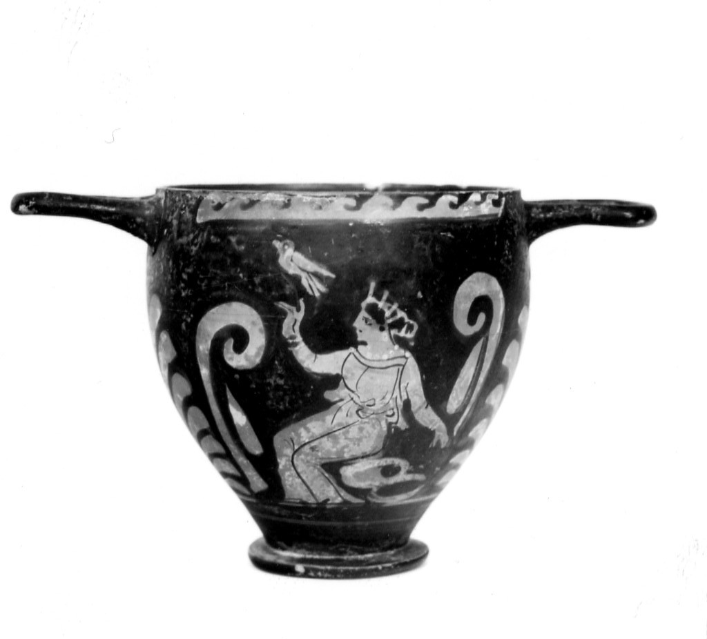 skyphos - medio apulo (360 - 350 a.C)