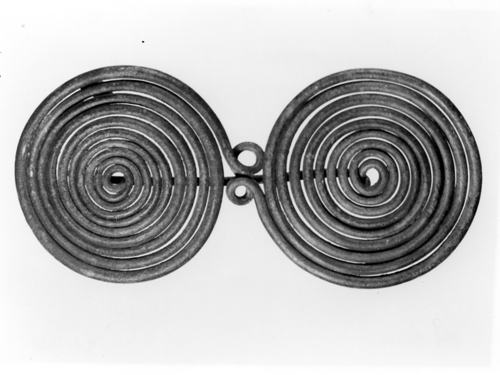 fibula a occhiali - Cultura Daunia (sec. VIII a.C)