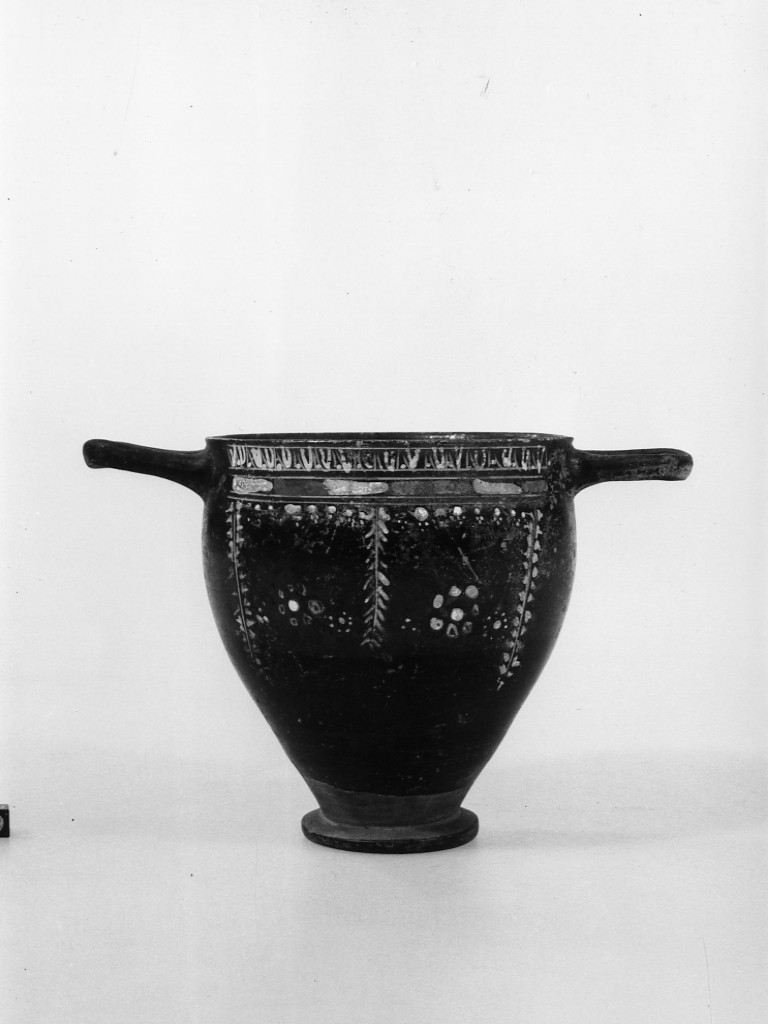 skyphos - ceramica tipo Gnathia (fine sec. IV a.C)