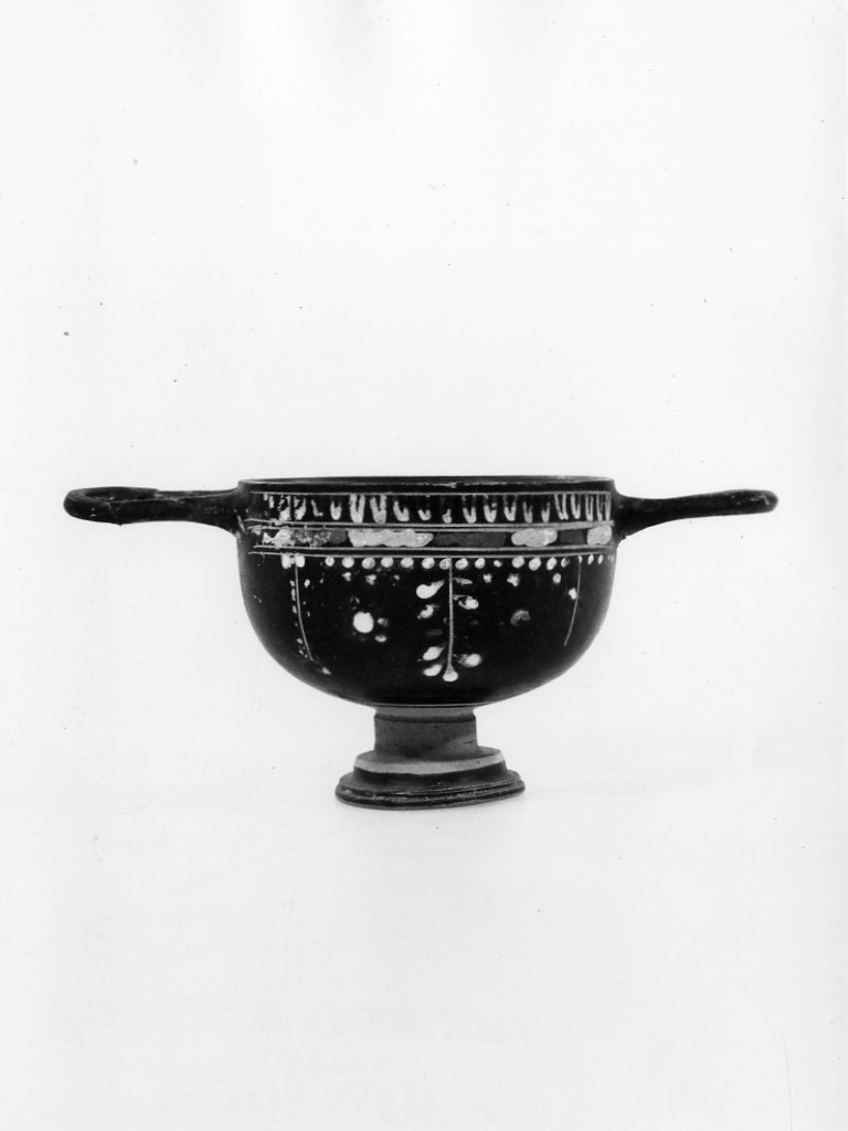 tazza - ceramica tipo Gnathia (fine sec. IV a.C)