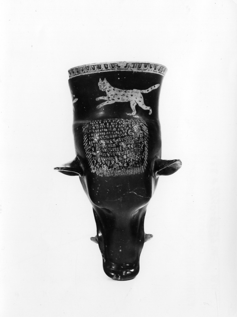 rhyton - Apulo Antico (prima metà sec. IV a.C)