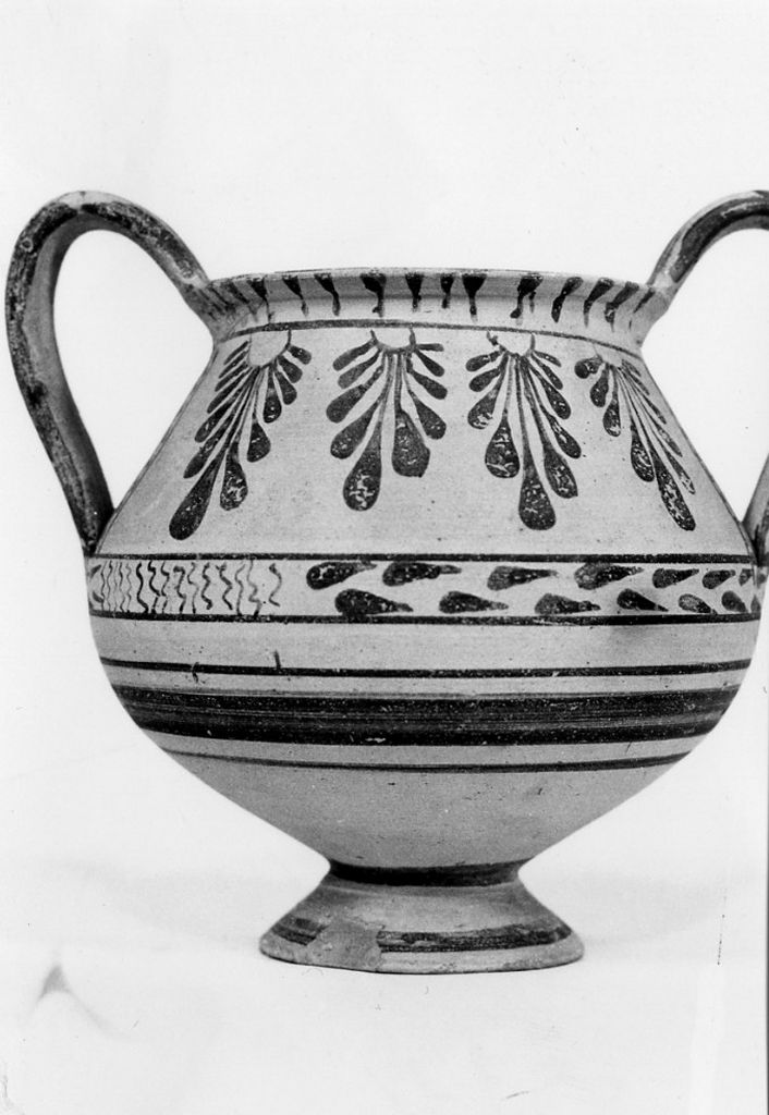 cratere a kantharos - fabbrica indigena (sec. V a.C)