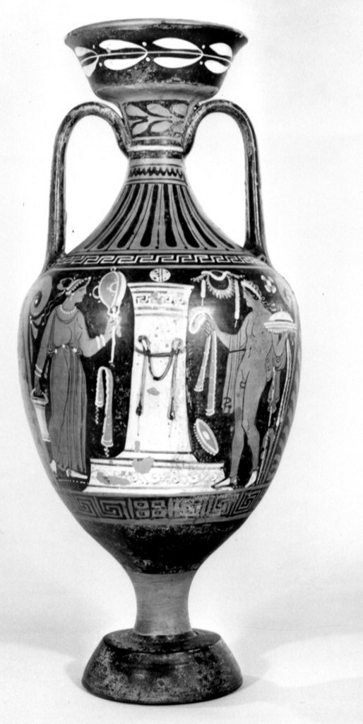 anfora - fabbrica apula (terzo quarto sec. IV a.C)